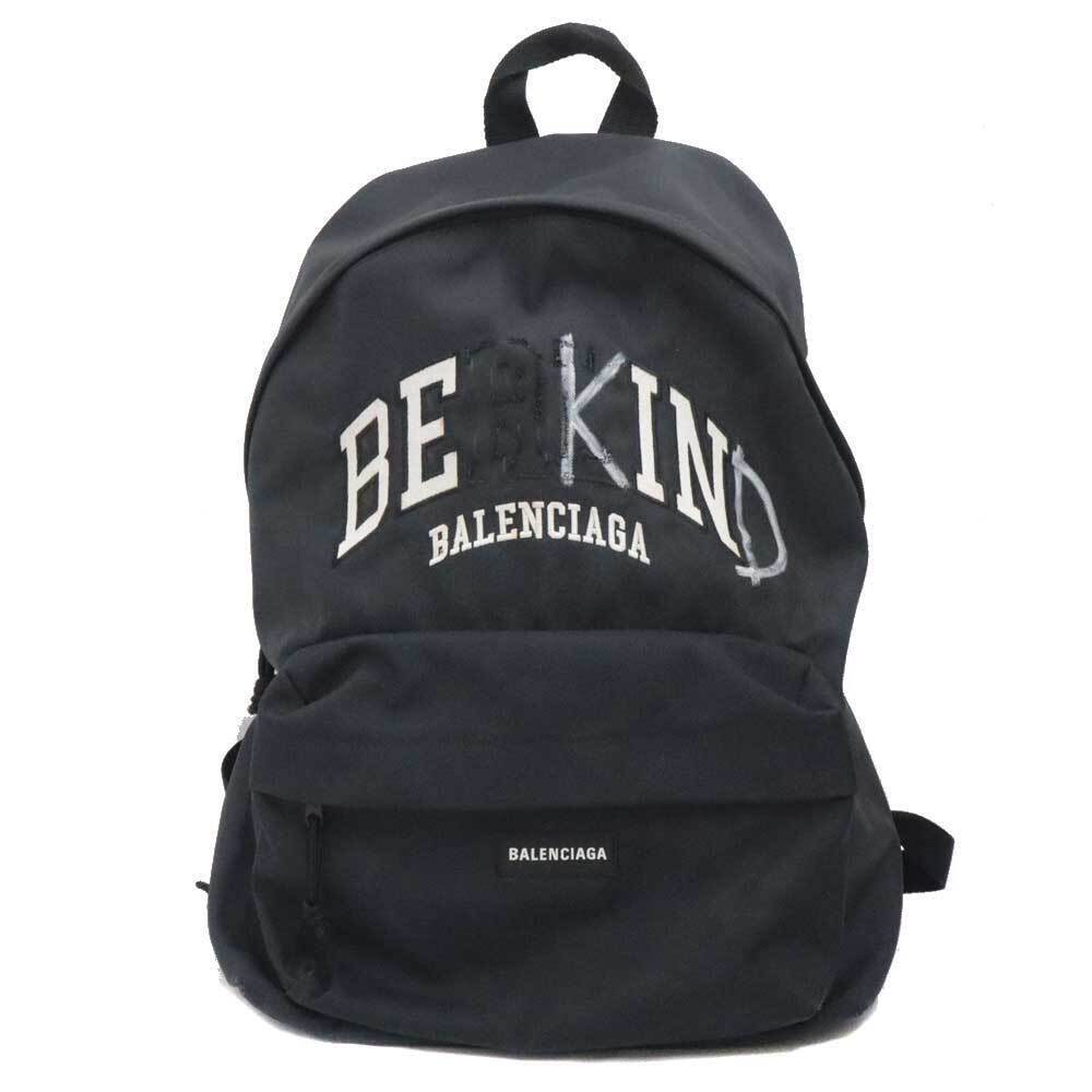 Balenciaga EXPLORER BE KIND Backpack Rucksack Daypack Navy Blue